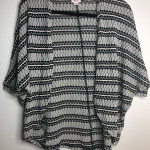 Mossimo Aztec Stripe Dolman Sleeve Cardigan Small